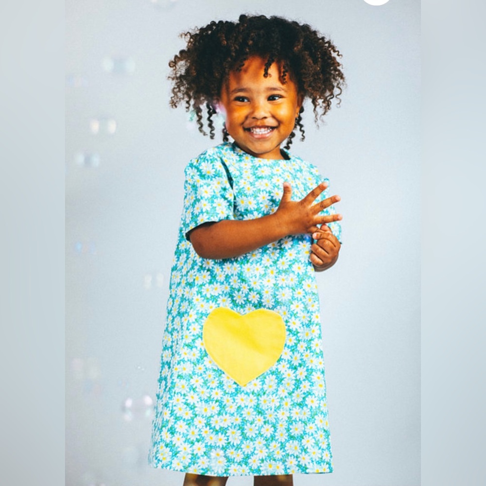 Blue flower dress